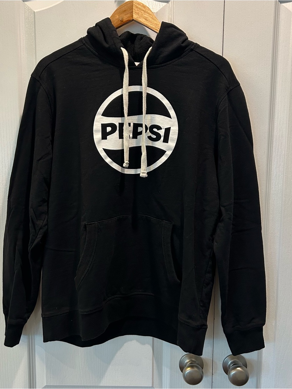 Pepsi Hoodie District Re-Fleece Black Size Large